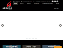 Tablet Screenshot of lightwaveyachts.com